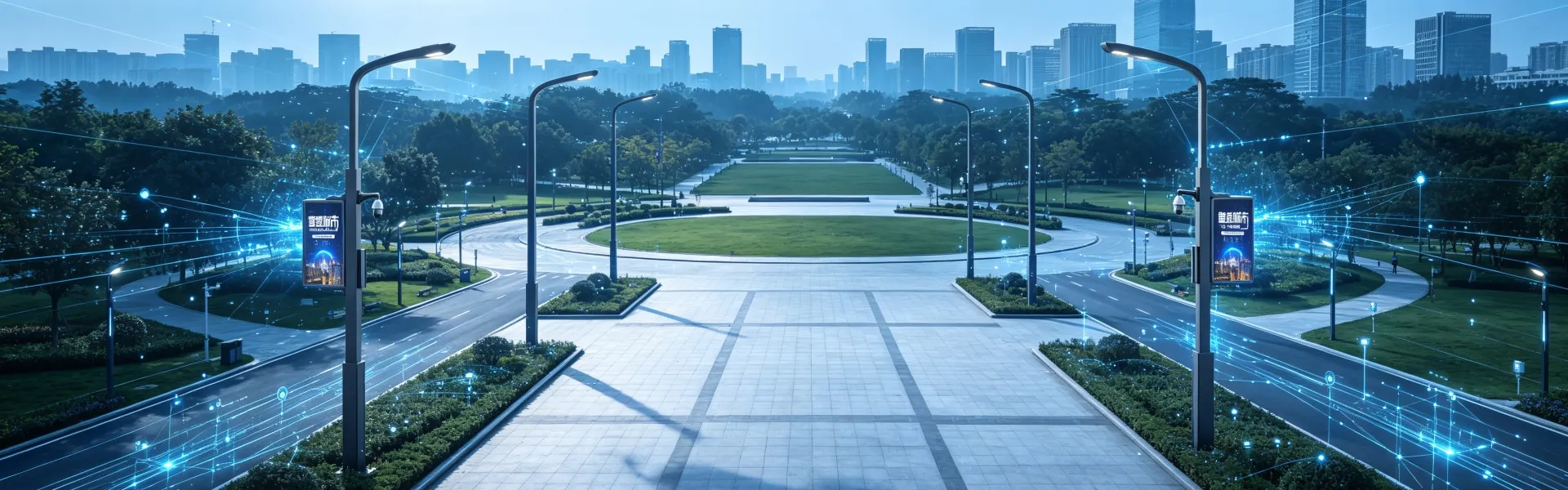 Sanqian Smart Light Pole HD Images