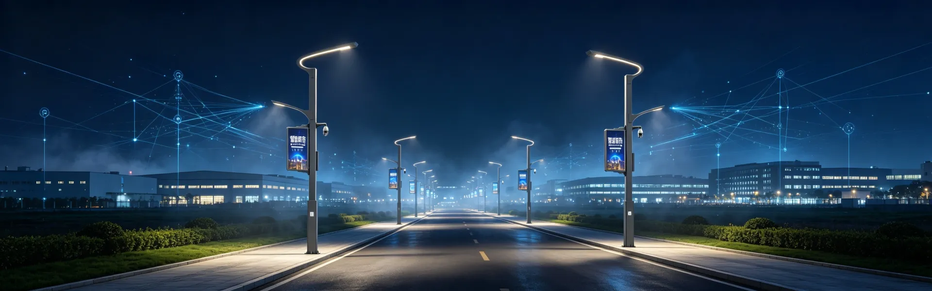 Sanqian Smart City Furniture Smart Light Pole