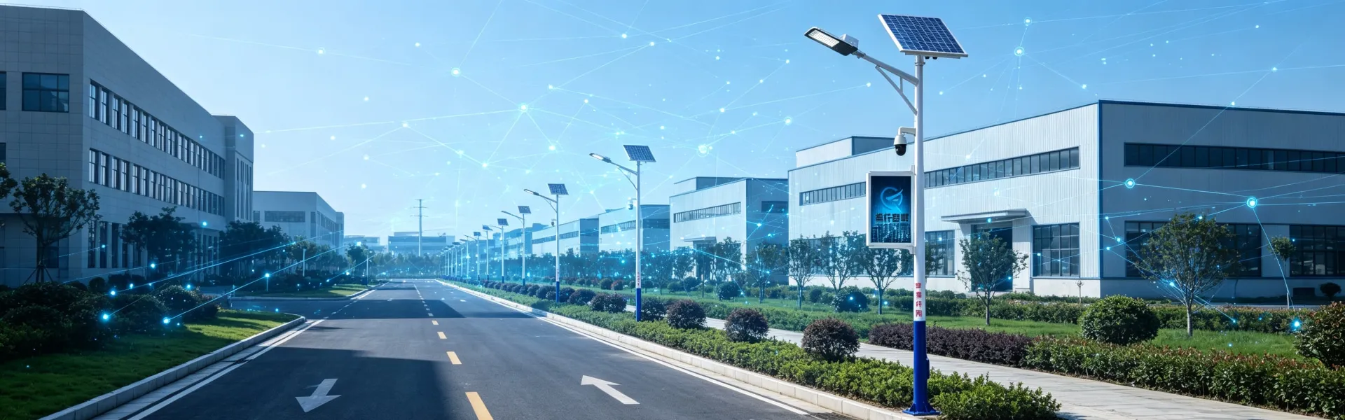 Sanqian Smart City Furniture Solar Smart Street Light