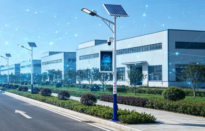 Application Cases of Smart Street Lights and Solar-Powered Monitoring Poles in Shaanxi Province