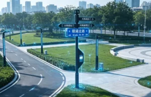 Case Study of New Generation Smart Directional Signs for Social Media Check‑ins in Jinhua, Zhejiang